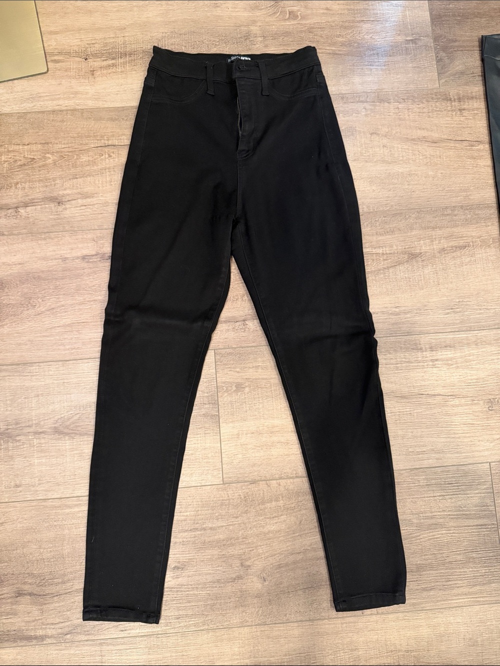 Fashion Nova Black High-Rise Skinny Jeans